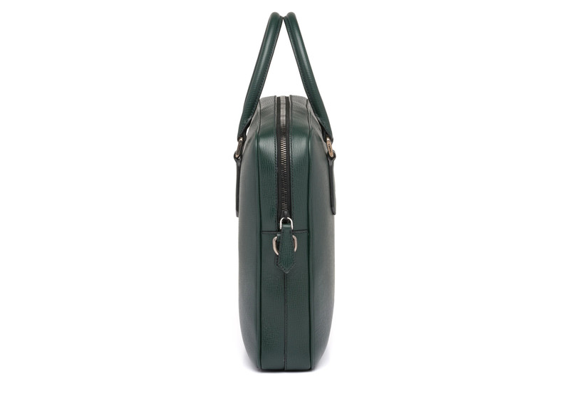 Craven
St James Leather Laptop Bag Emerald 3