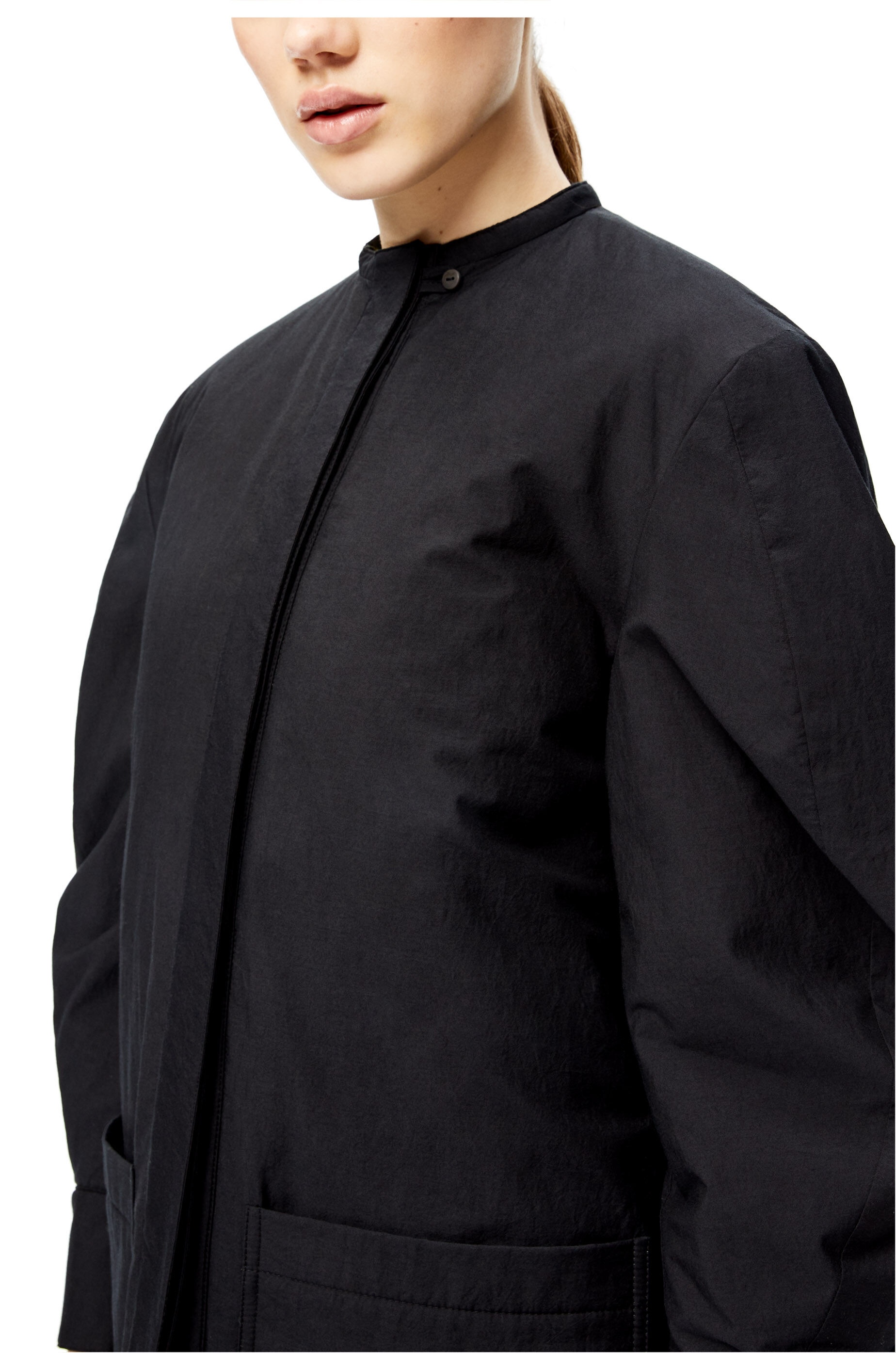 Padded overshirt in cotton - 5