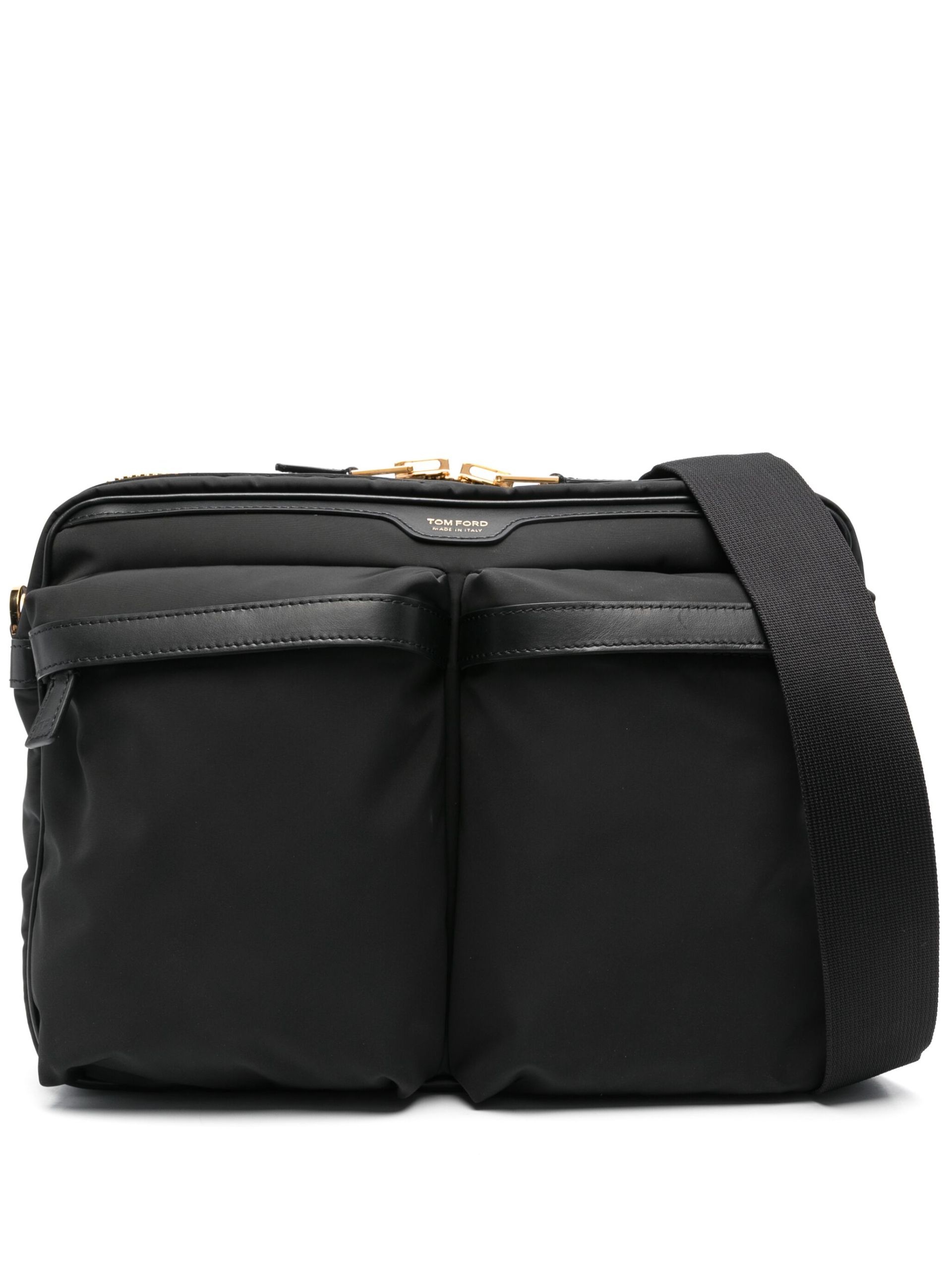 Black Utility Large Shoulder Bag - 1