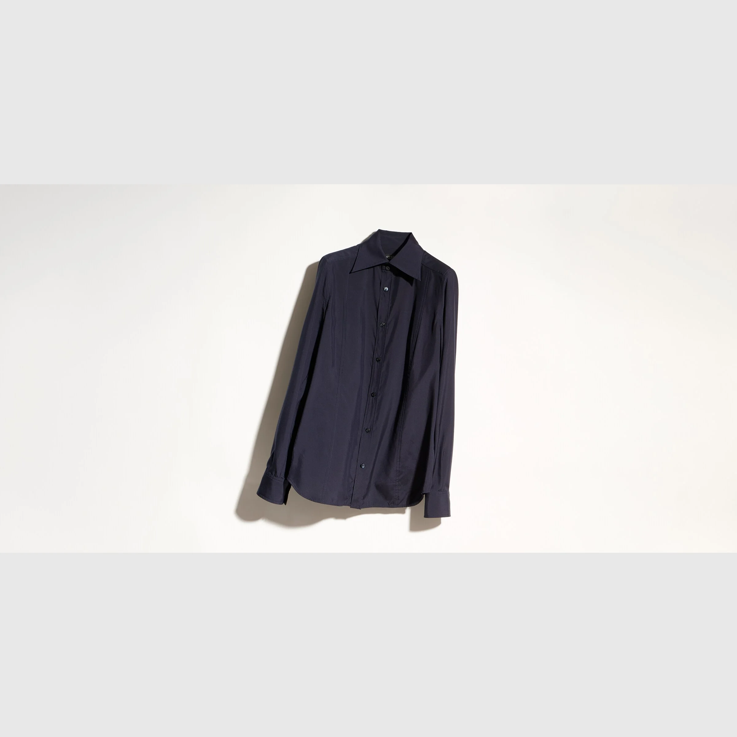 Silk poplin shirt - 1