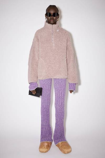 Acne Studios Teddy sweatshirt - Lilac purple outlook