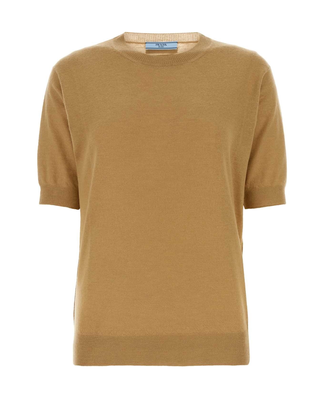 Camel Cashmere Sweater - 1