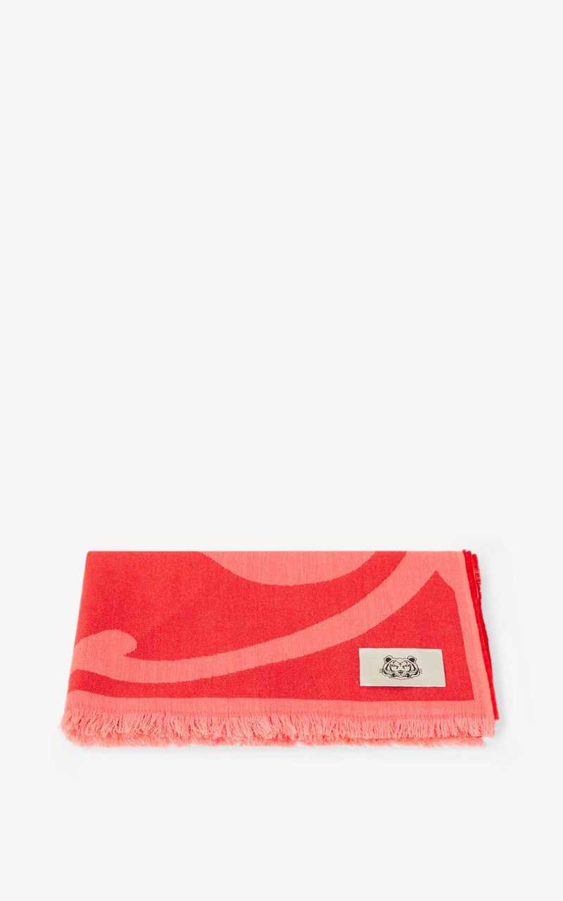 KENZO K-Tiger wool scarf outlook