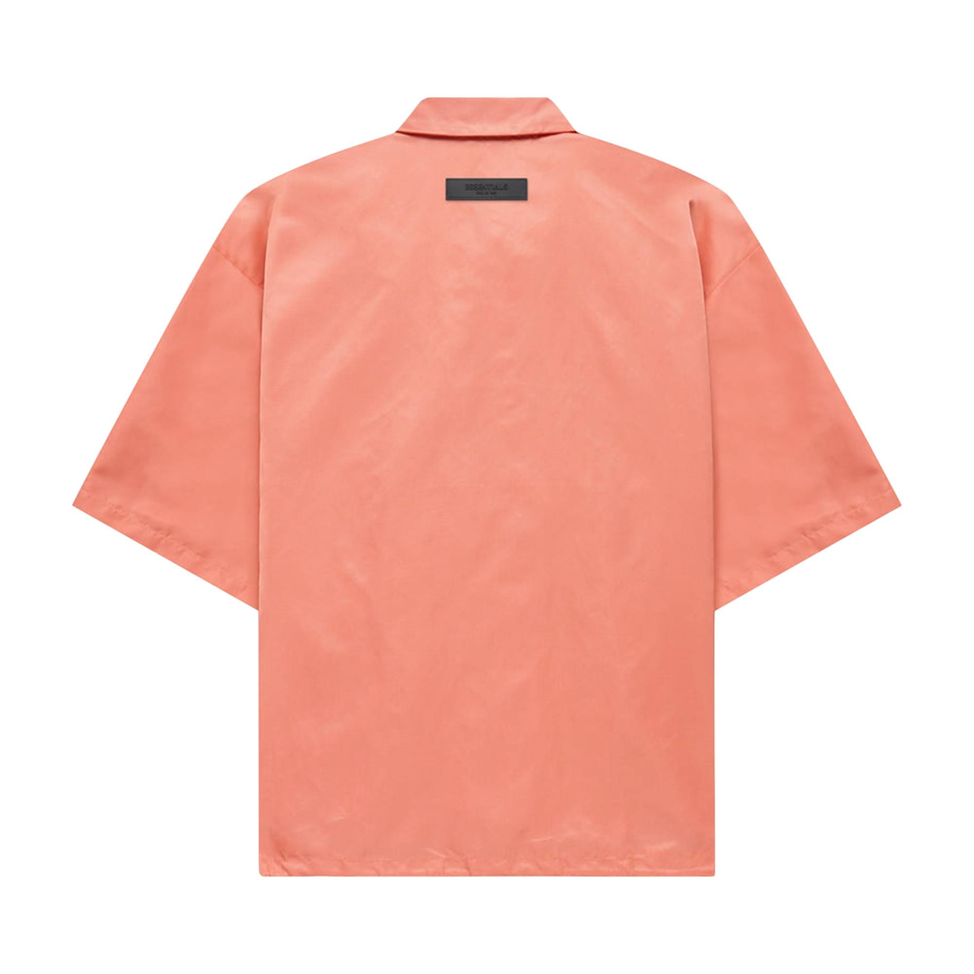 Fear of God Essentials Short-Sleeve Shirt 'Coral' - 2