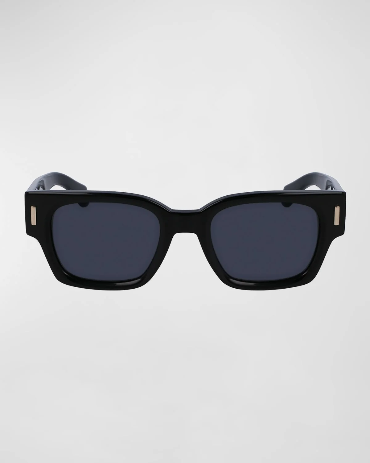 Men's Rivets Acetate Rectangle Sunglasses, 52mm - 1