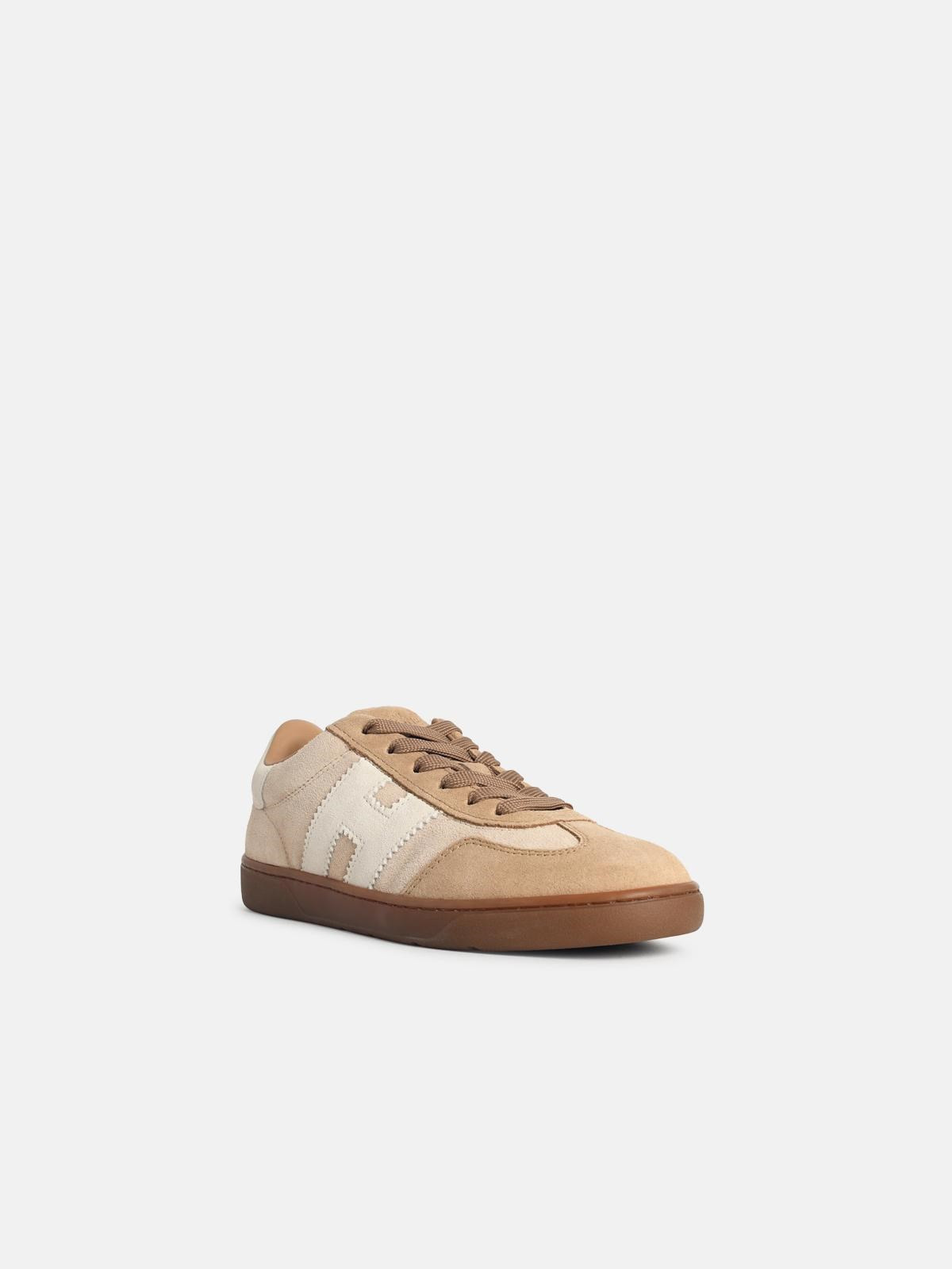 'COOL' BEIGE SUEDE SNEAKERS - 2