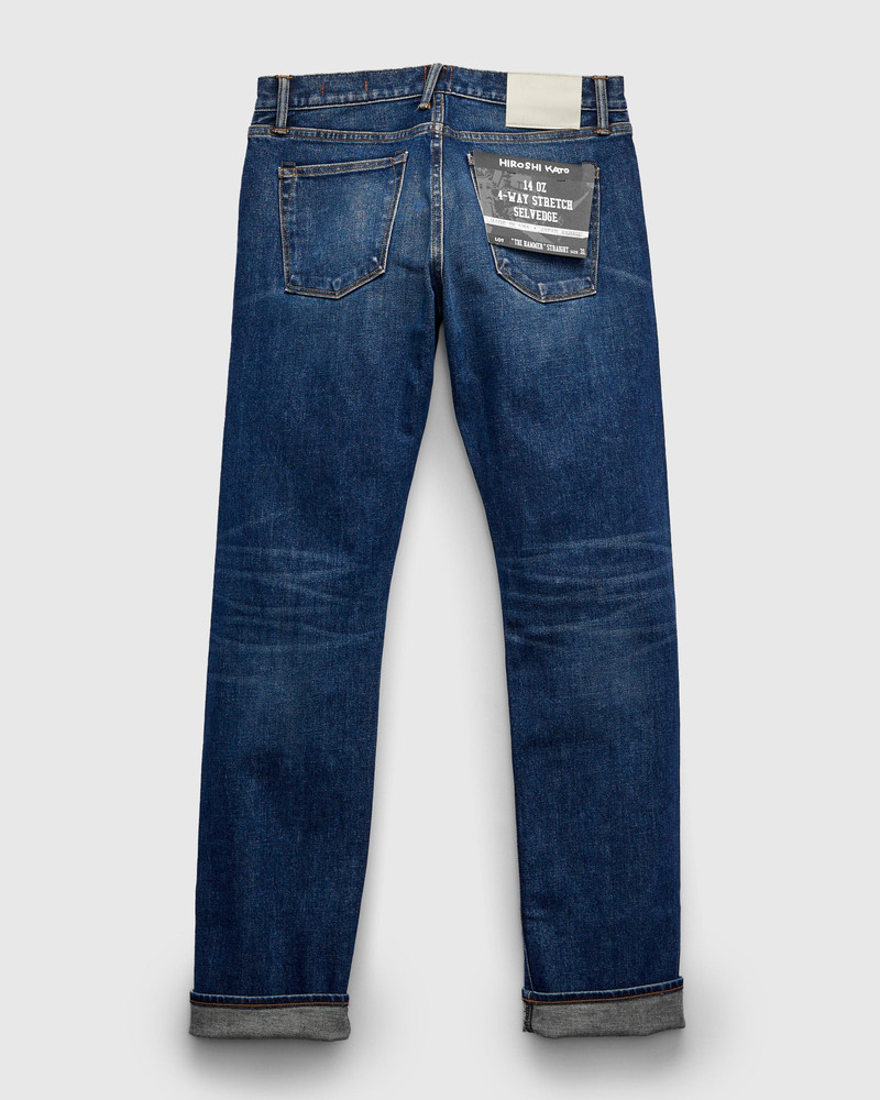 HIROSHI KATO "Nikki" 14oz Washed Indigo Stretch Selvedge Denim - Hammer Straight outlook