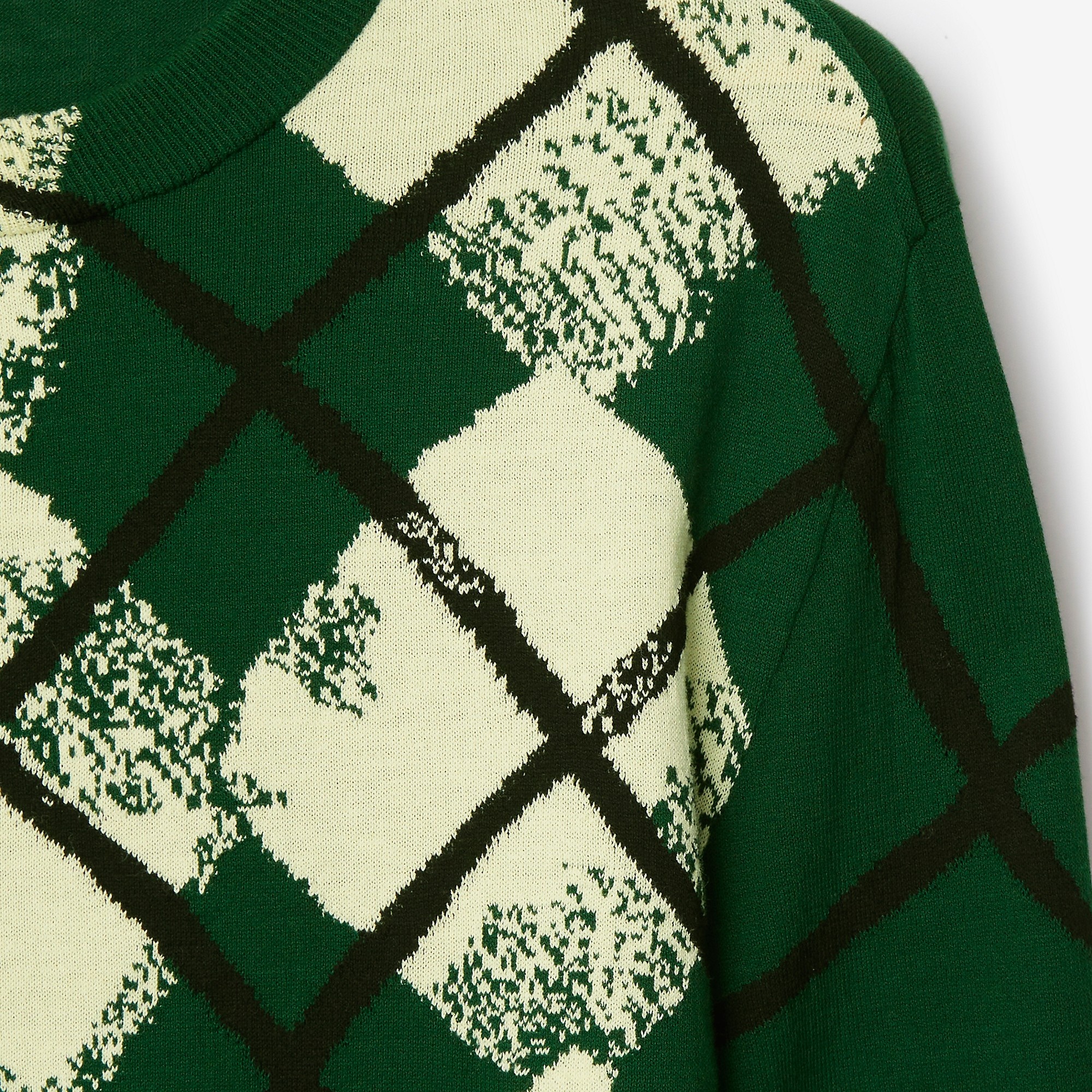 Argyle Cotton Sweater - 6