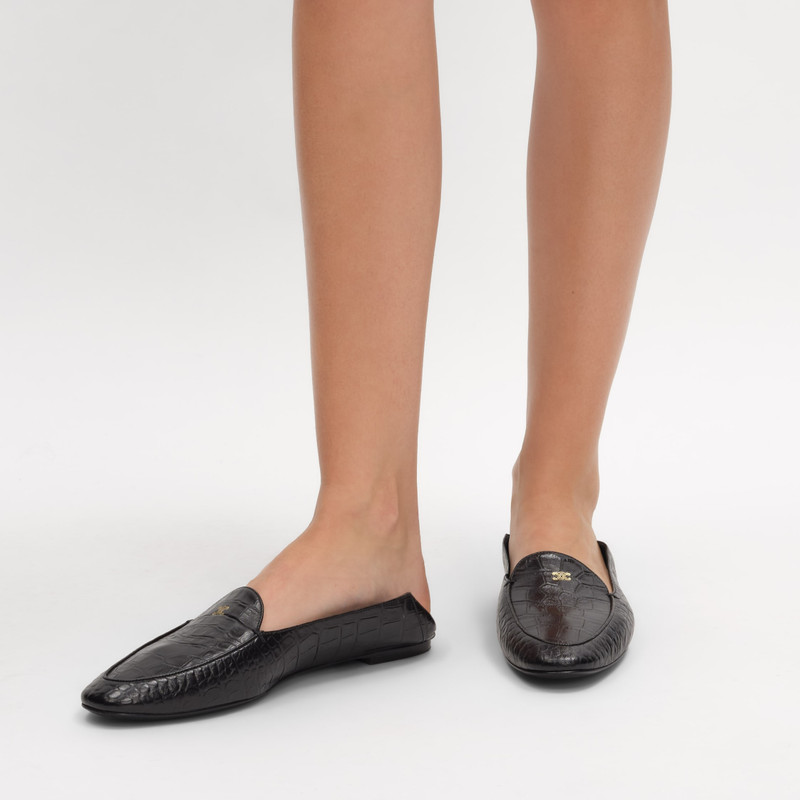 AURA LOAFER IN CROCODILE STAMPED LAMBSKIN 2