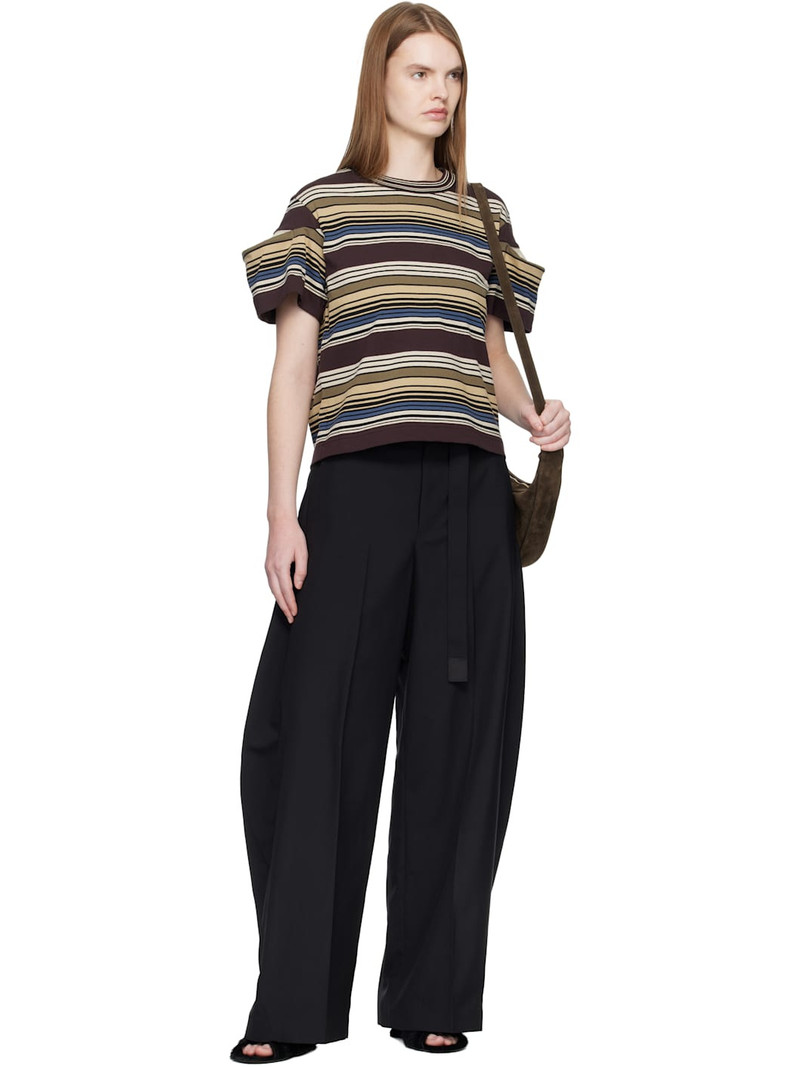 sacai Multicolor Horizontal Stripe T-shirt outlook