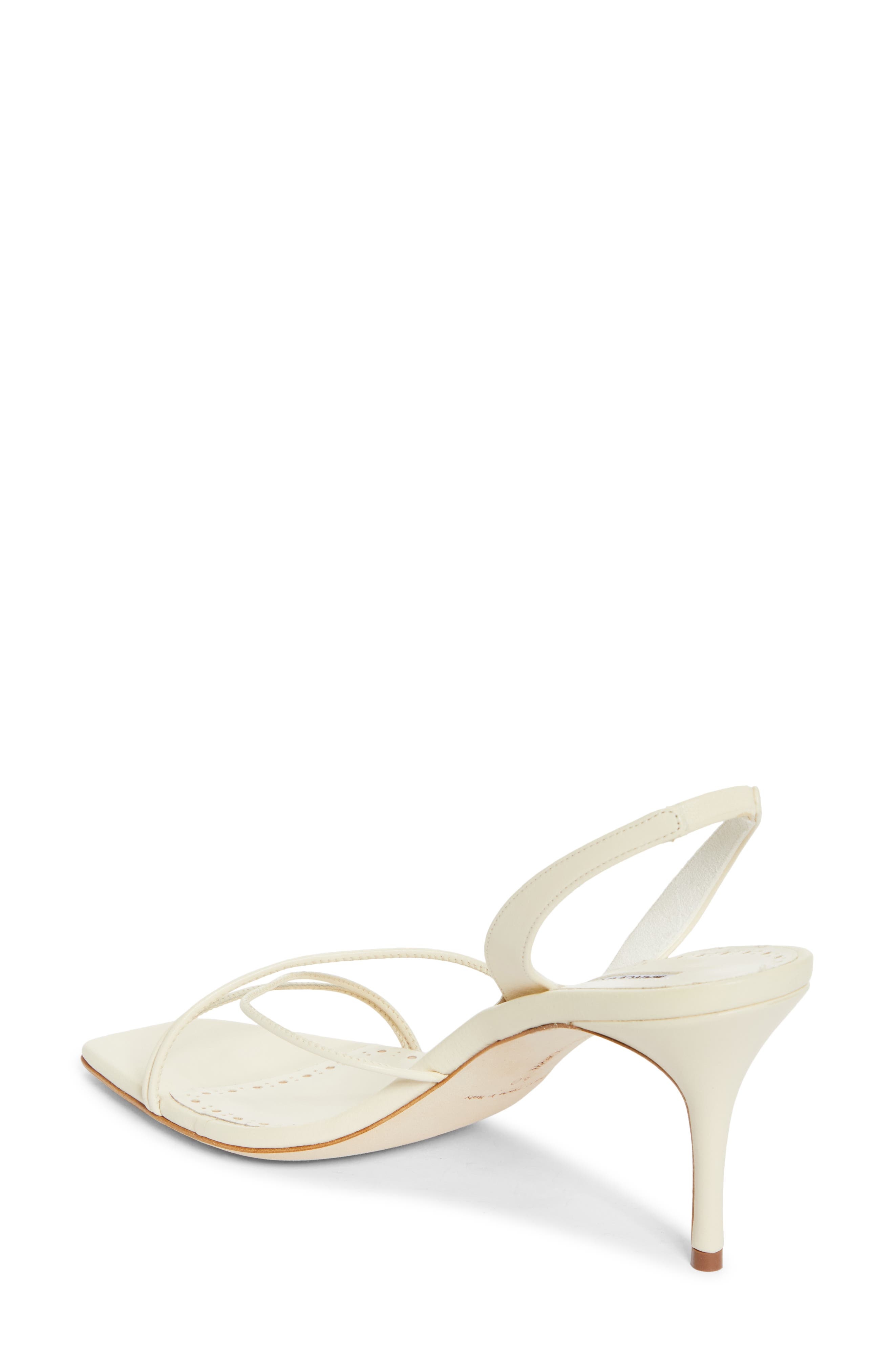 Manolo Blahnik Ninfea Slingback Sandal in Ivory at Nordstrom - 2