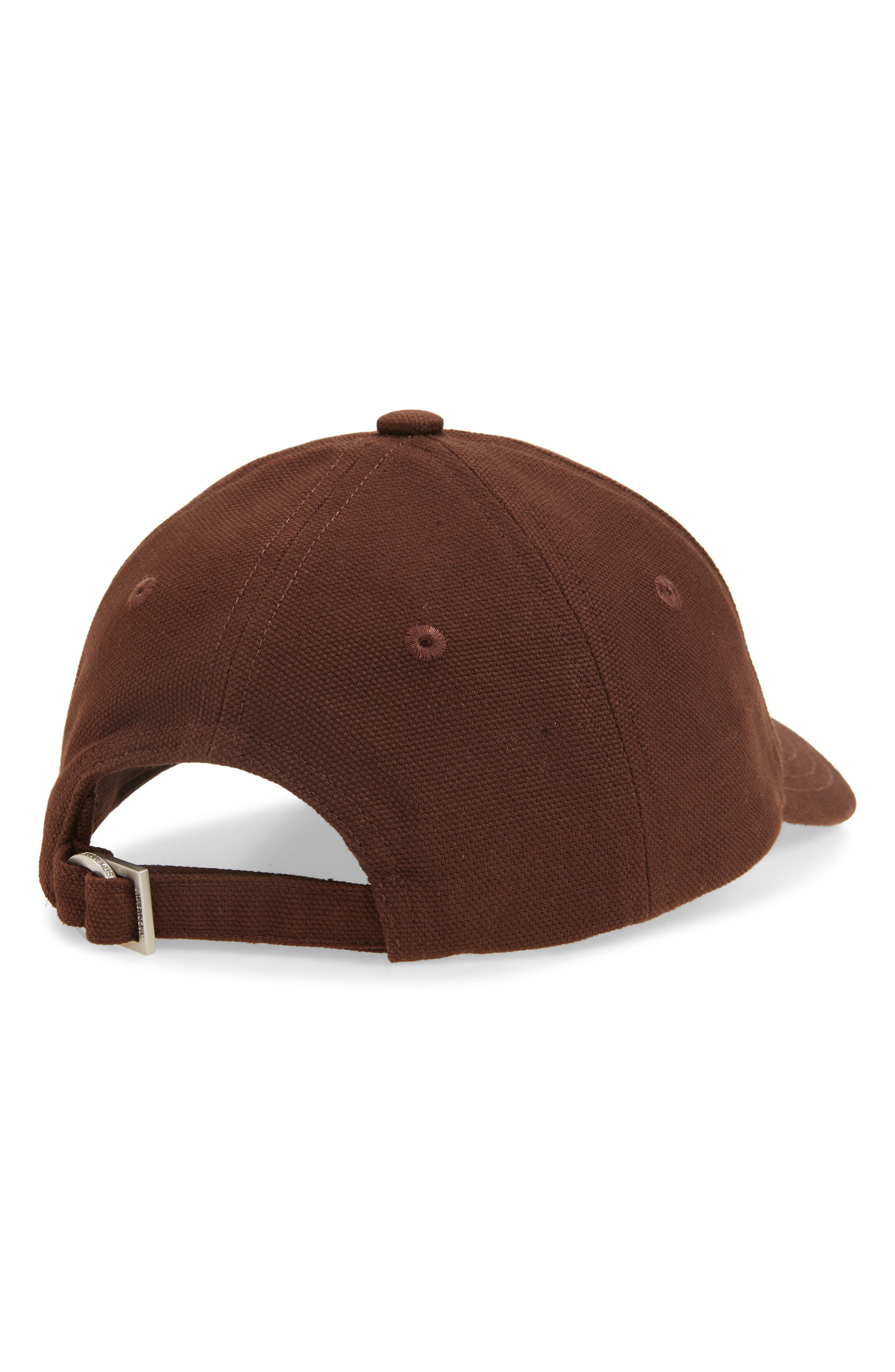 Jacquemus La Casquette Gadjo Baseball Cap in Brown 850 at Nordstrom - 2