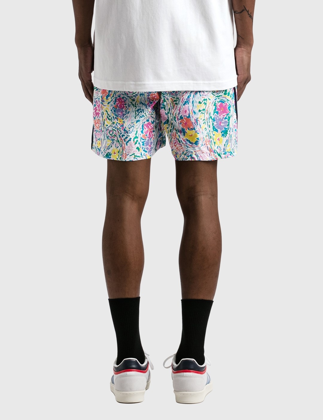 NOAH X ADIDAS FLORAL SHORTS - 4