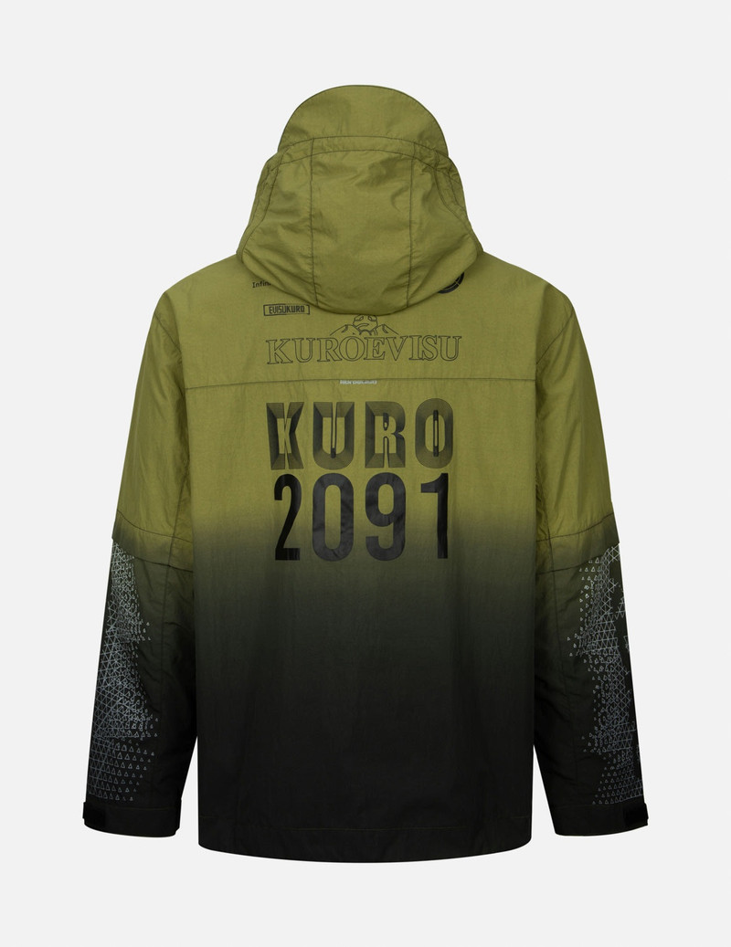 EVISU Dip Dye Double Sleeves Relax Fit Windbreaker outlook