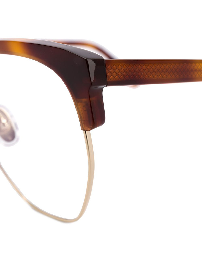 Clubmaster frame glasses 3