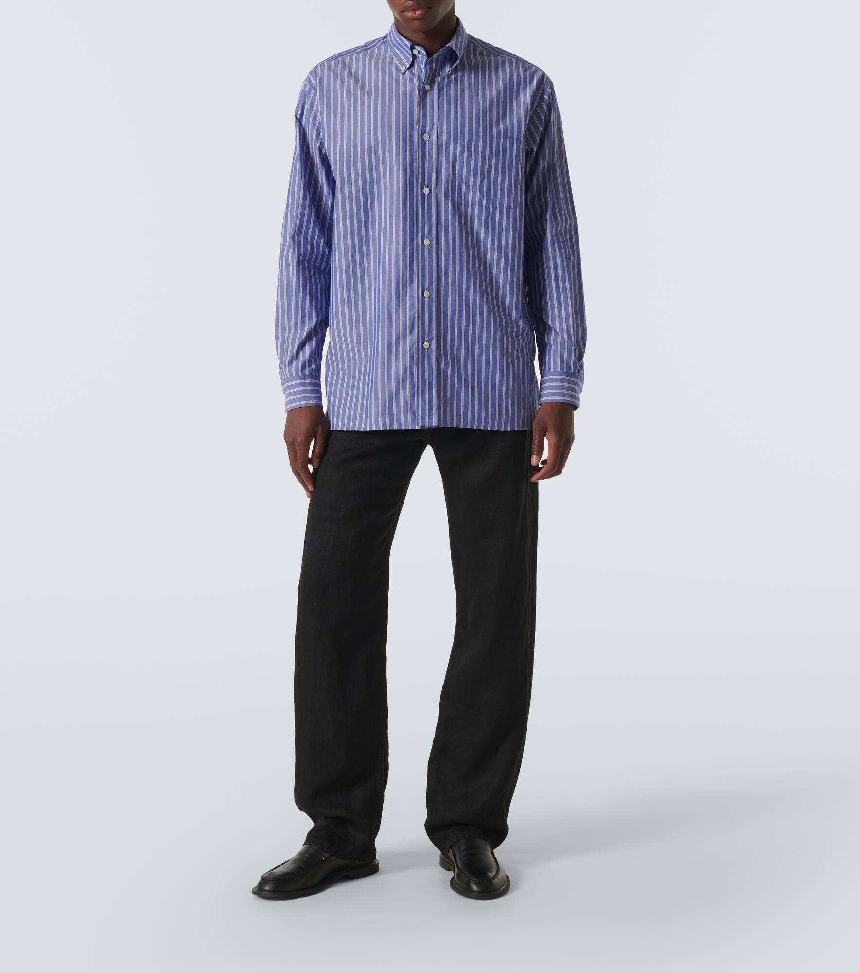 Hartley mid-rise linen straight jeans - 2