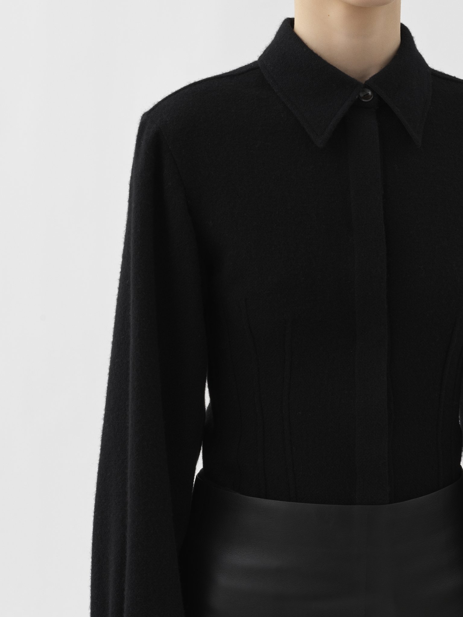 CORSET-DETAIL SHIRT - 6