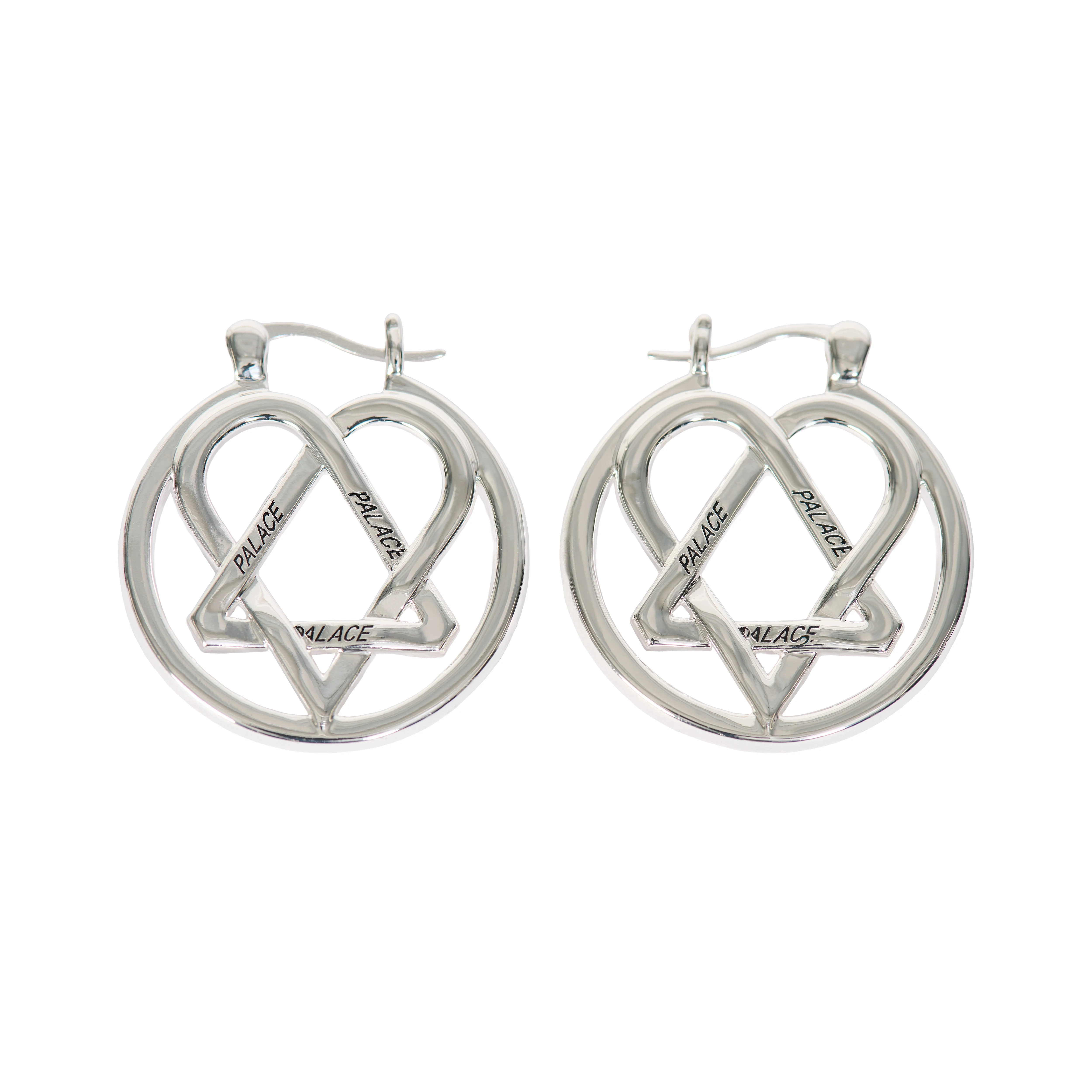 TRI-GRAM EARRING SILVER - 1