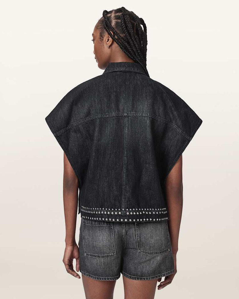 ALBA SLEEVELESS DENIM SHIRT 6