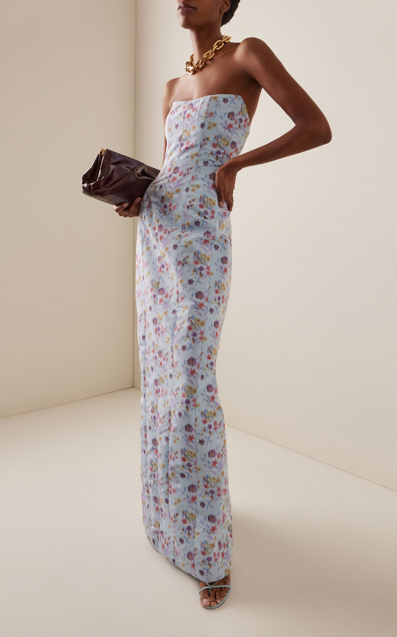 markarian Odessa Floral Ikat Gown multi outlook