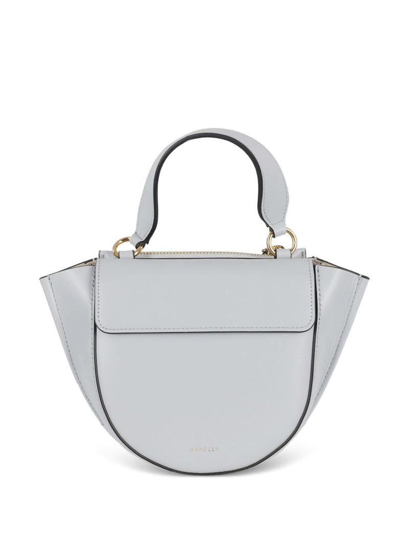 small Hortensia zipped leather tote bag 1