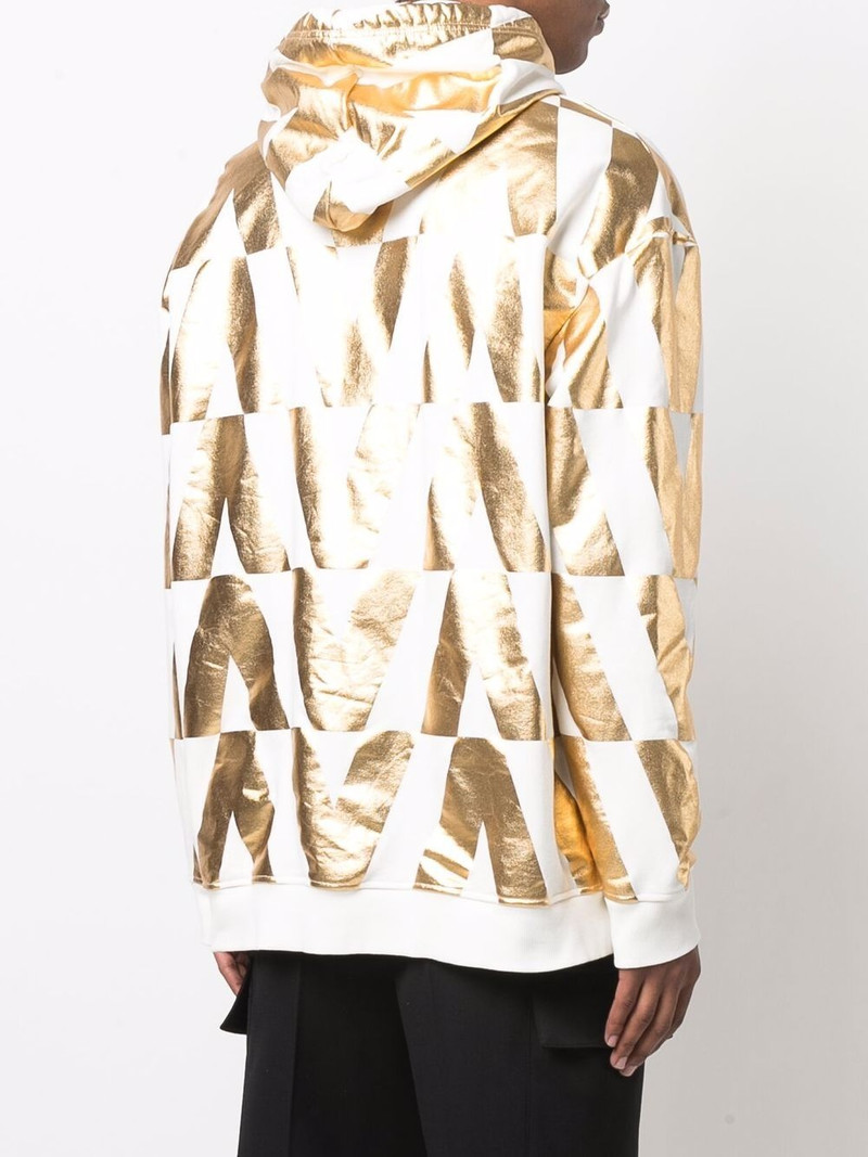 monogram-print hoodie 4
