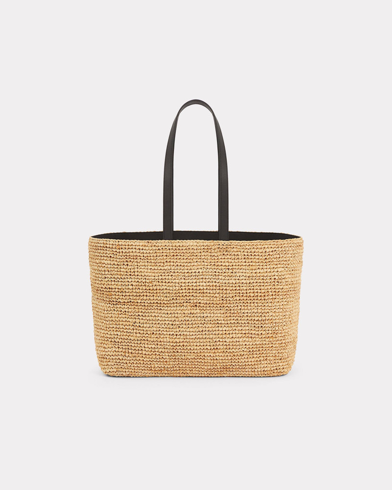 KENZO Large raffia tote bag outlook