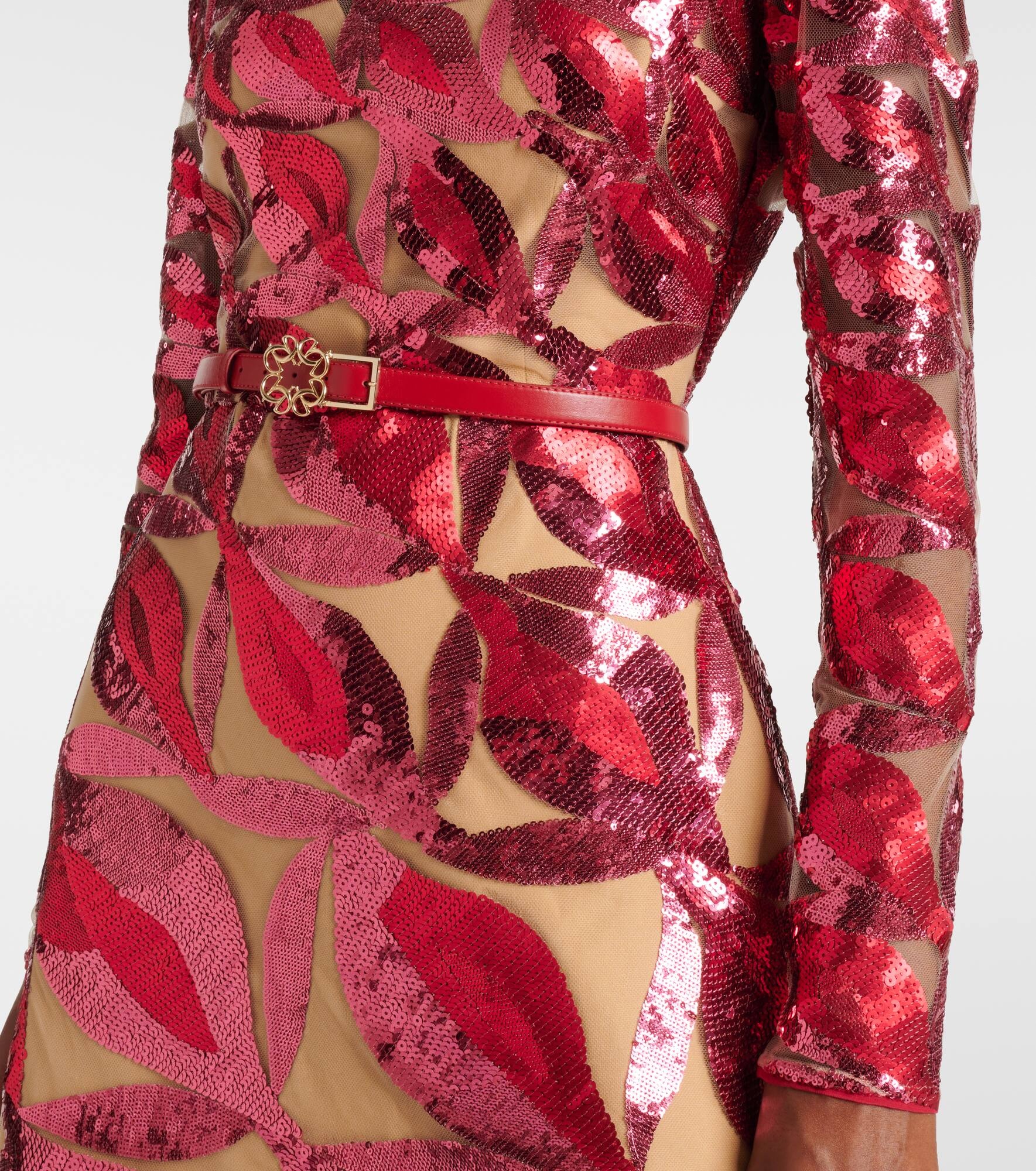 Diana sequined tulle minidress - 5