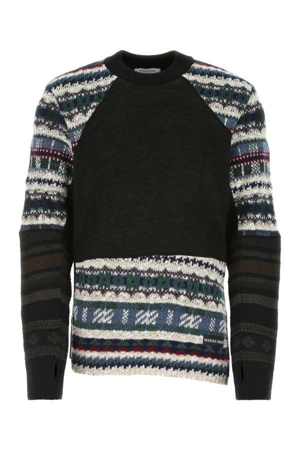 Multicolor wool sweater - 1