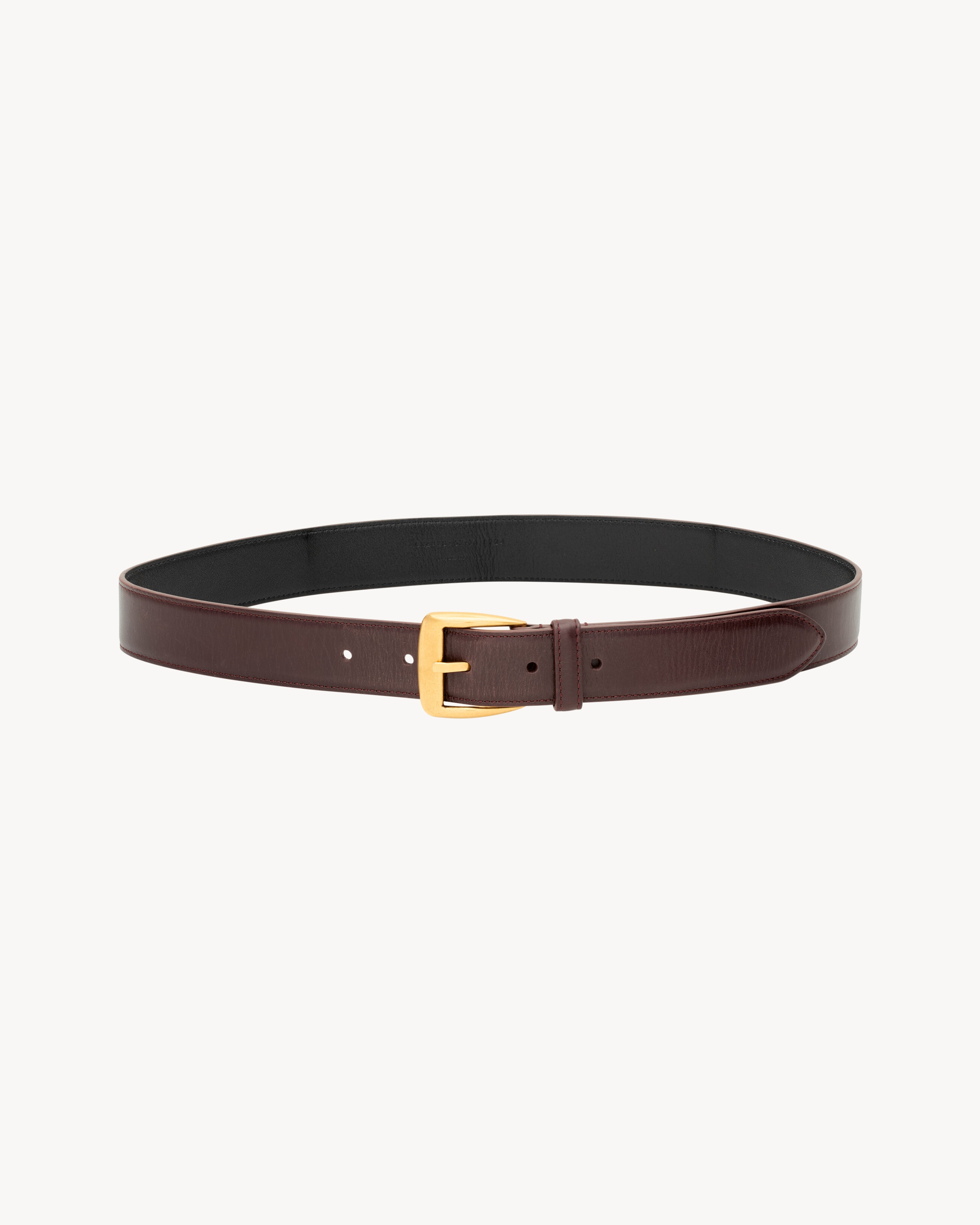 TRAPEZOID BELT IN LEATHER - 2
