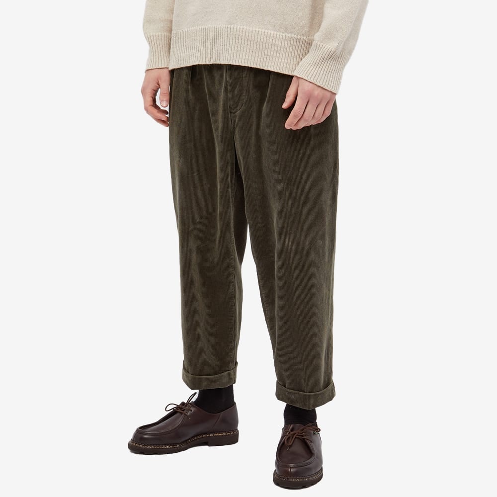 Beams Plus 2 Pleat Corduroy Pant - 4