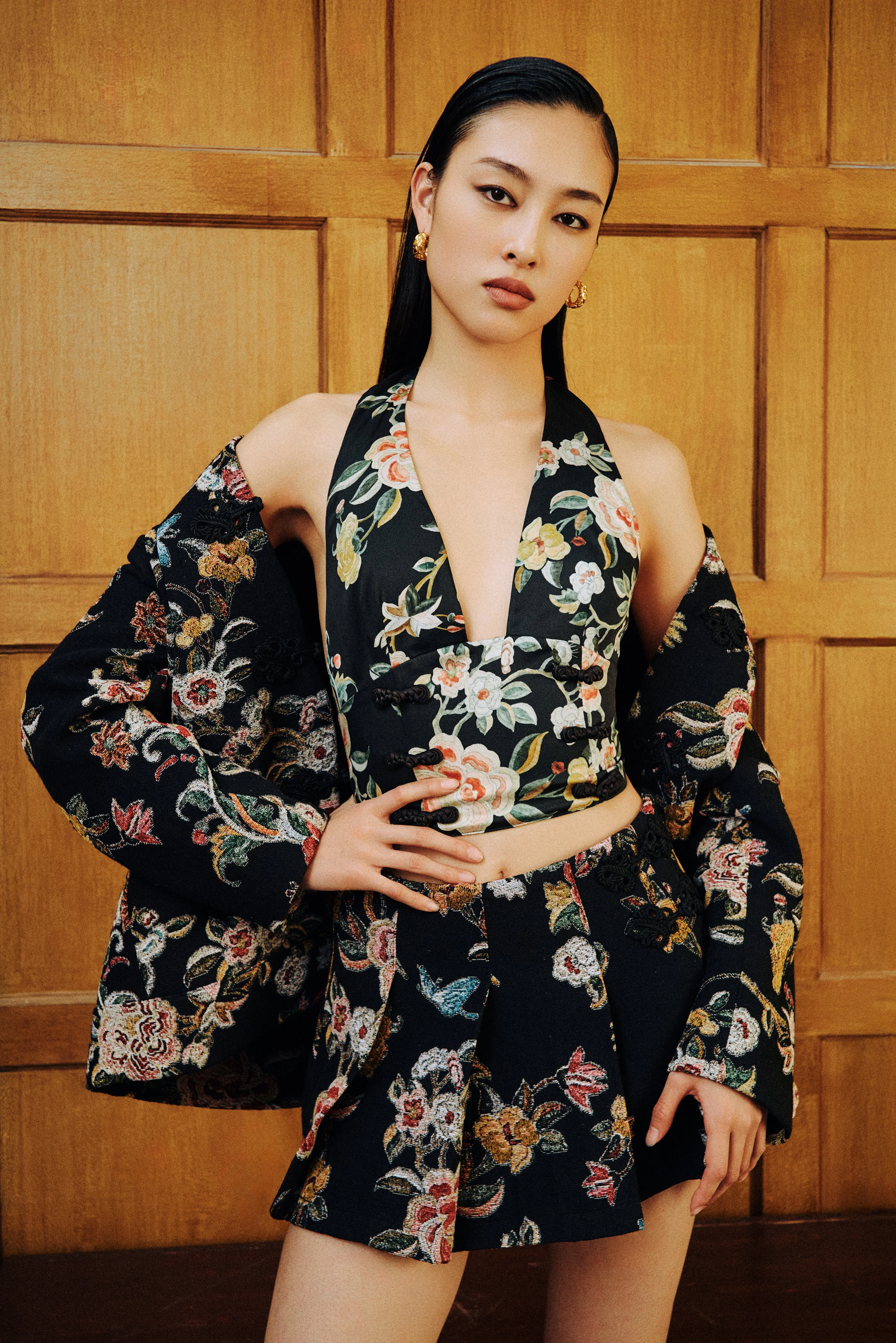 MILES BROCADE JACKET - 1