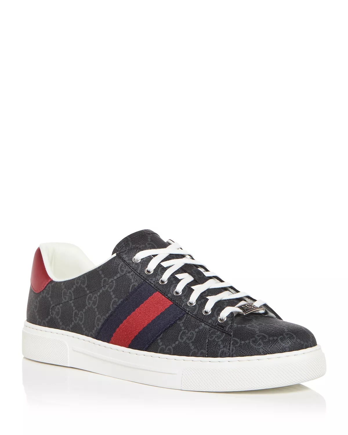 Men's Gucci Ace Canvas and Leather Sneakers - 1