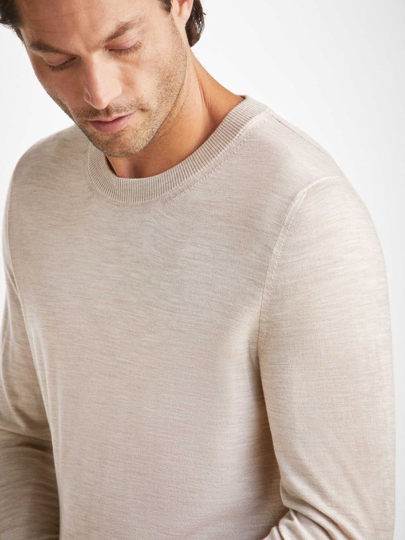 Men's Sweater Orson Merino Wool Oat - 2