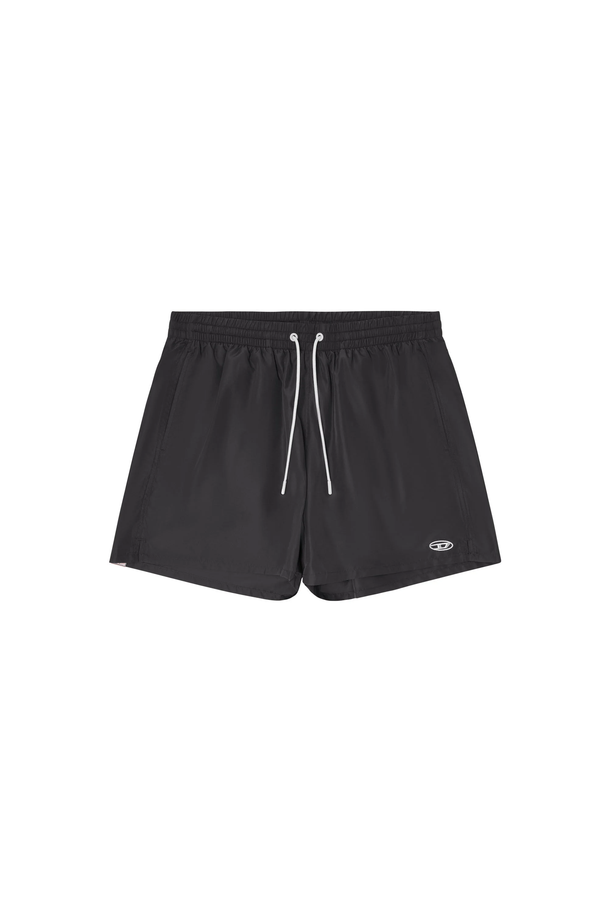 SWIM SHORTS WITH METALLIC OVAL D LOGO - 1