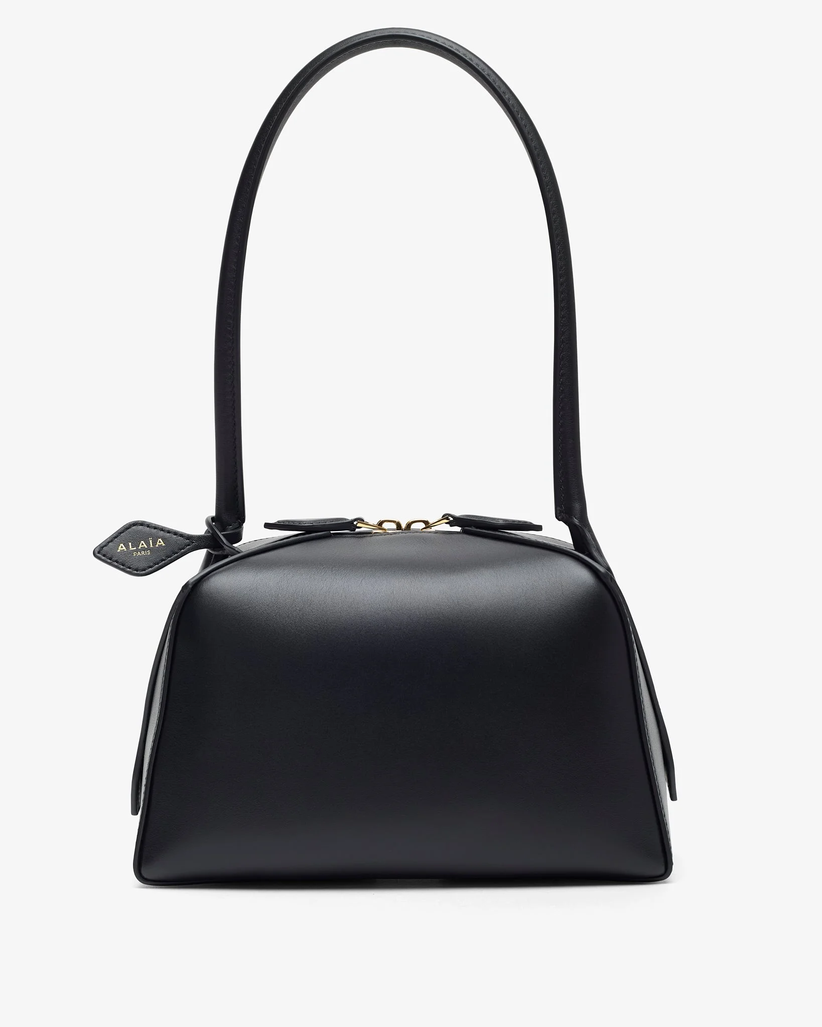 Le Bouledogue Small black leather bag - 1