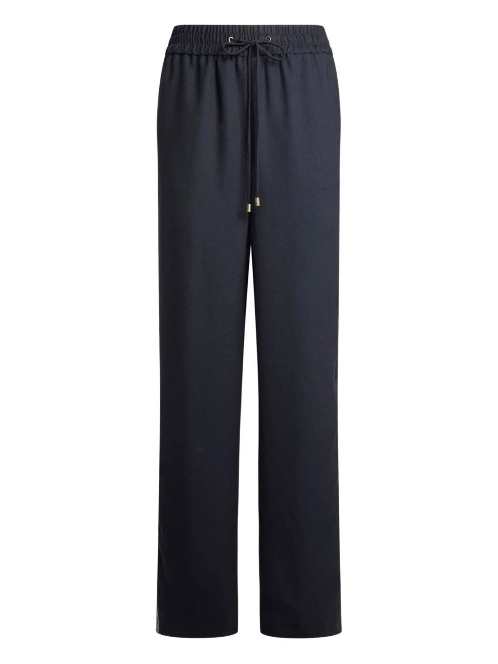 drawstring wide-leg trousers - 1