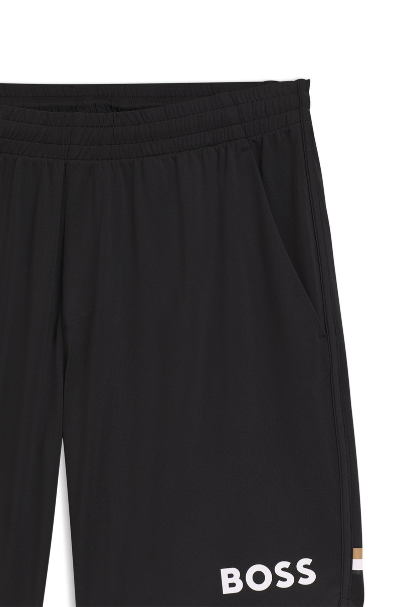 BOSS STRETCH-JERSEY LOGO SHORTS WITH HIDDEN DRAWSTRING outlook