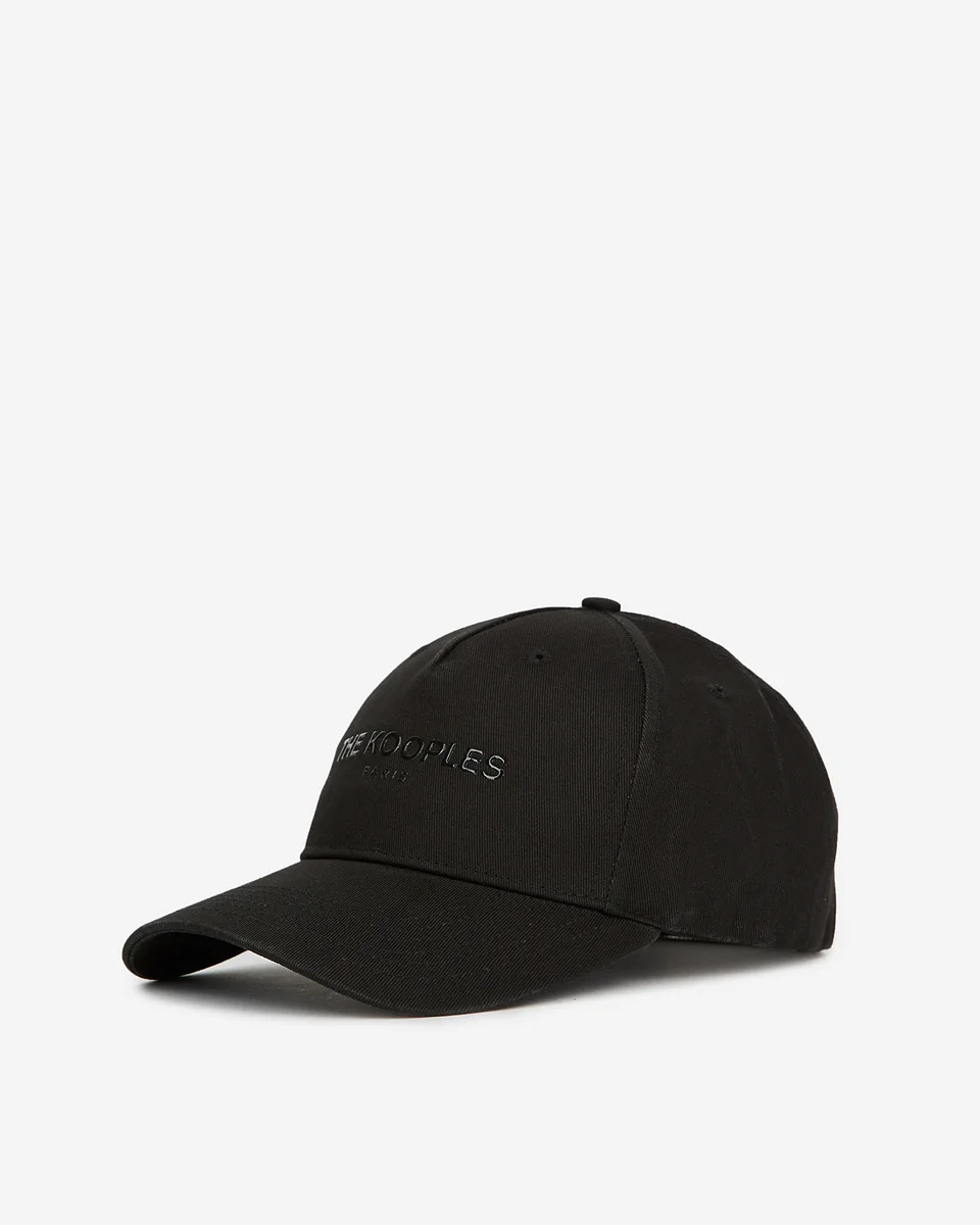LOGO BLACK CAP - 1