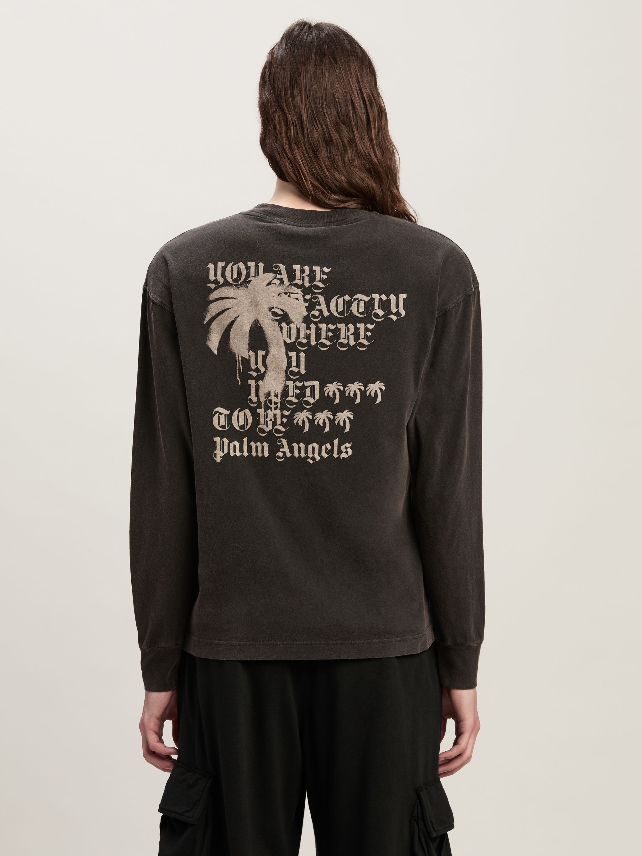 【関税込み】PALM ANGELS STATEMENT MONOGRAM T-SHIRT Palm Angels | Statement Monogram T-Shirt | Regular Fit T
