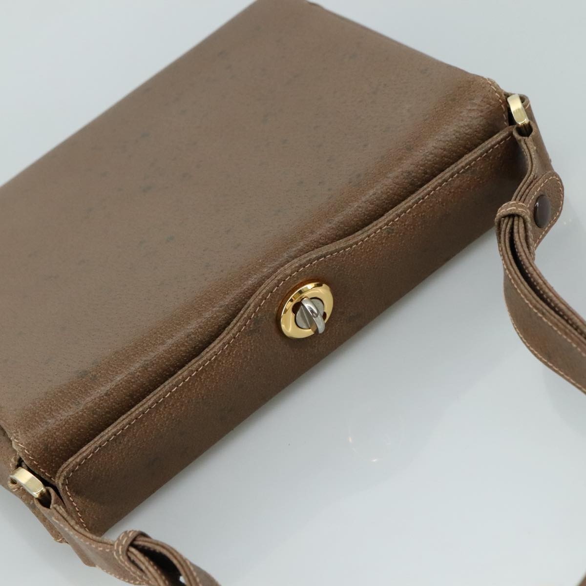 GUCCI Hand Bag Leather Brown 001 085 001 085 - 6