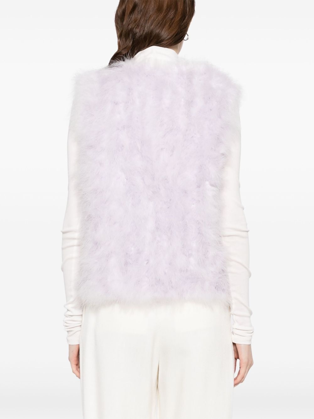 feather silk vest - 4