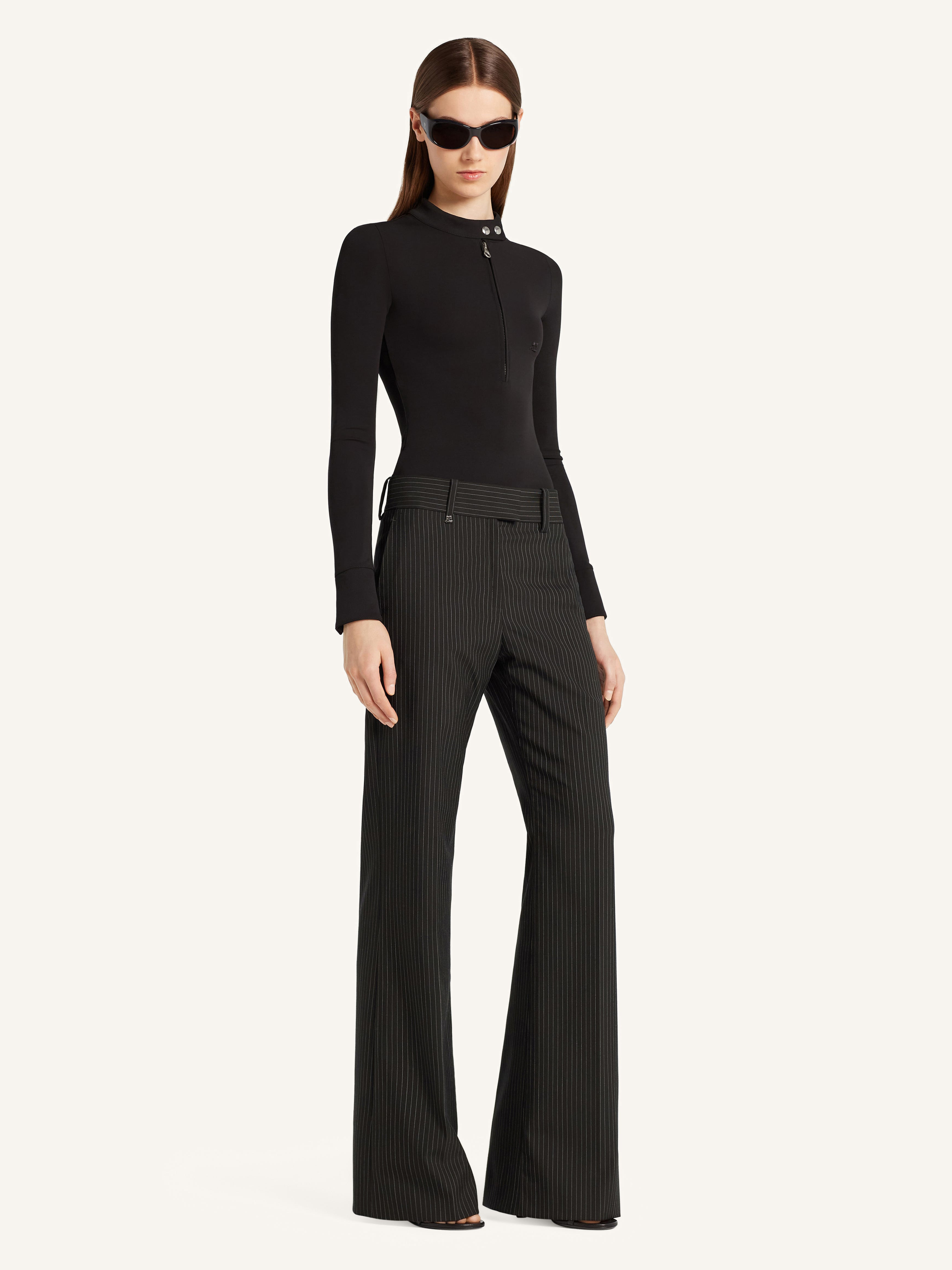 TAILORED PINSTRIPES BAGGY PANTS - 3