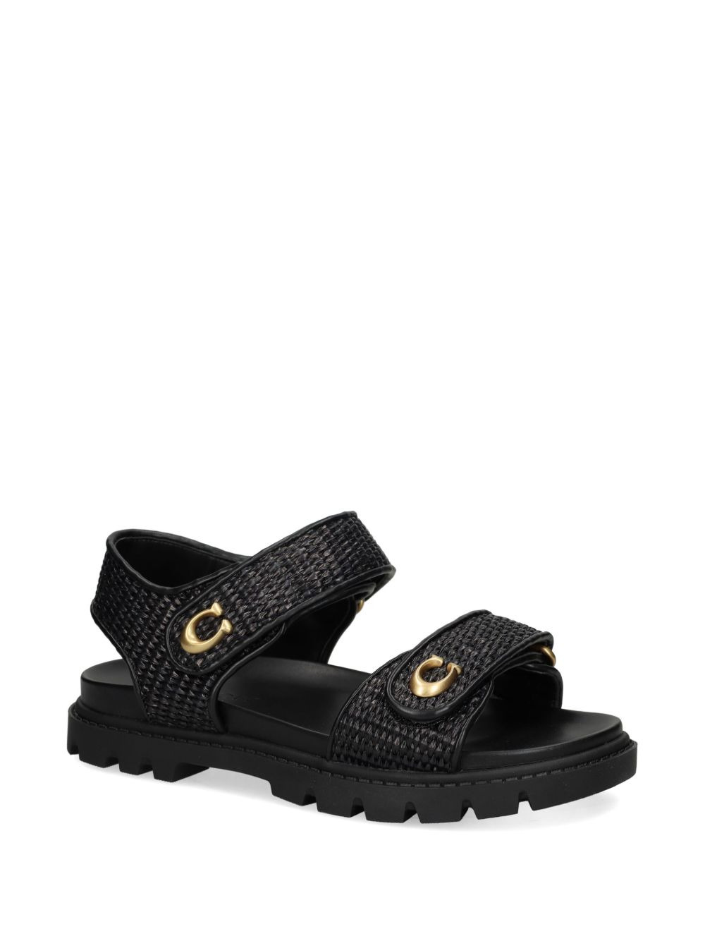 Brynn textured-strap sandals - 2