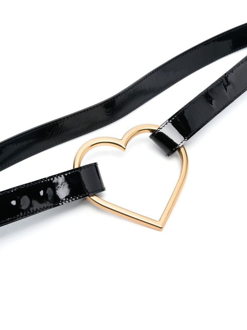 Blumarine heart-buckle belt outlook
