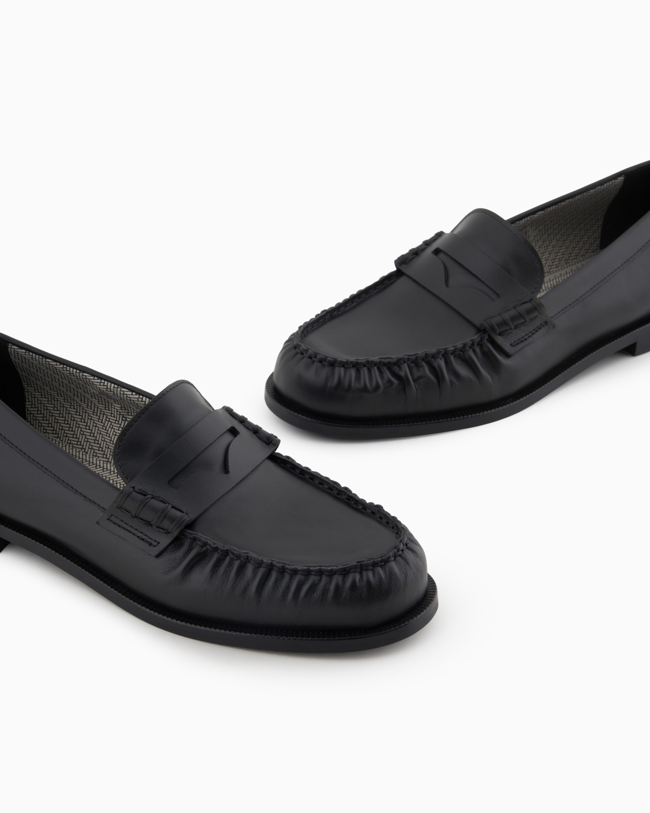 SMOOTH LEATHER LOAFERS - 5