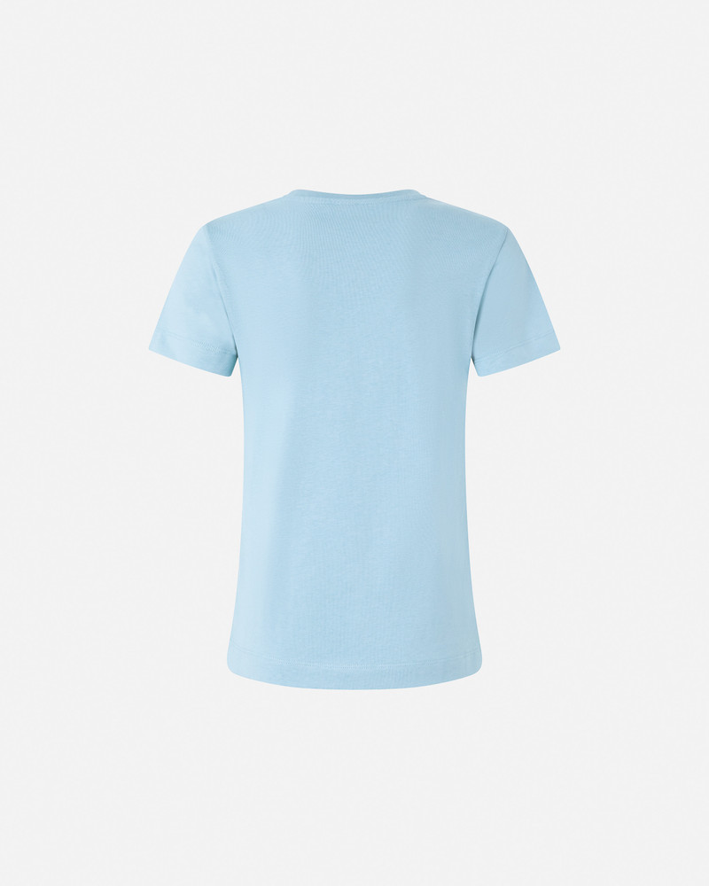 PINKO SHORT-SLEEVED T-SHIRT WITH EMBROIDERED LOGO outlook