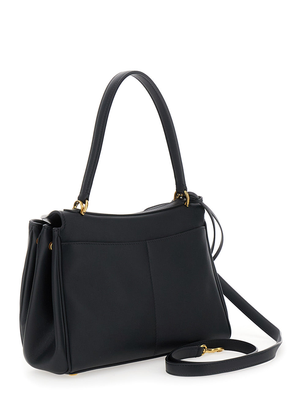 Balenciaga Women 'Small Rodeo' Black Handbag With Detachable Key Holder In Smooth Leather Woman - 3