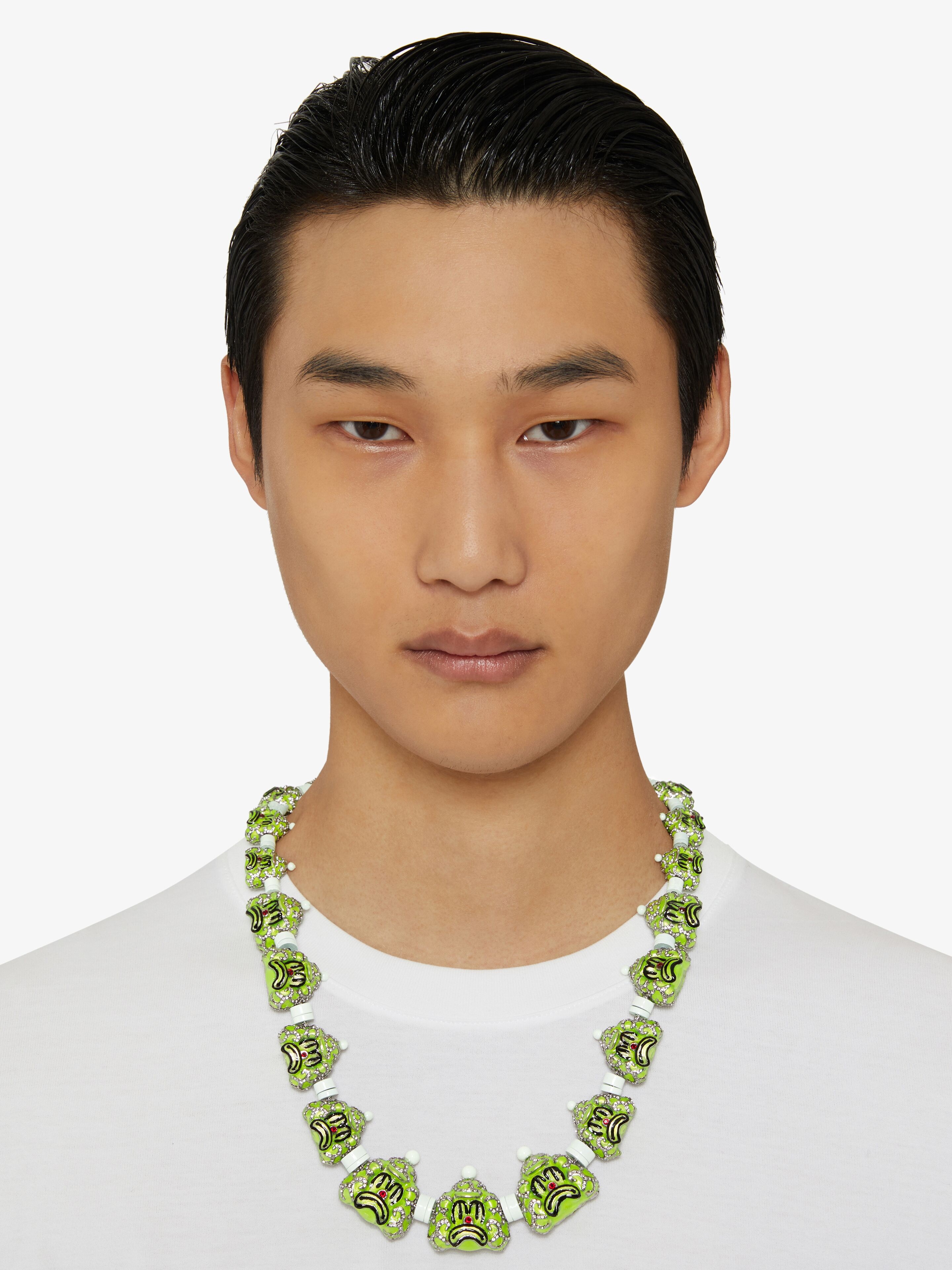 CLOWN NECKLACE IN CRYTALS - 3