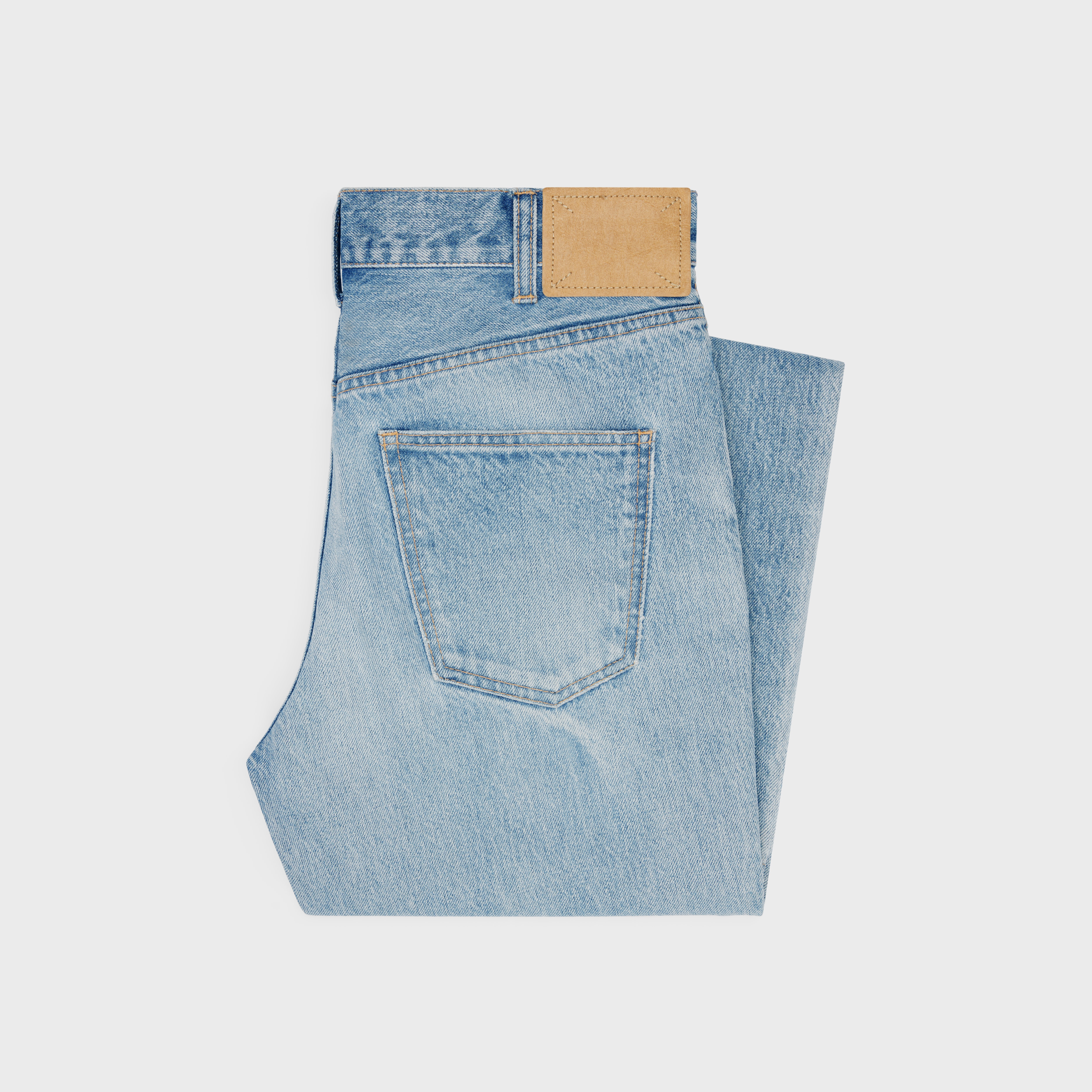 tess jeans in blue eclipse wash denim - 2